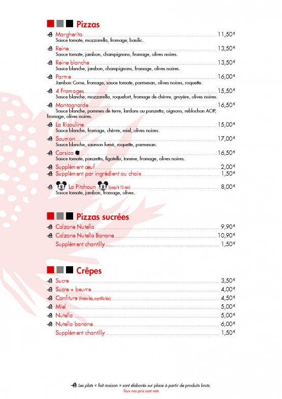 carte A Casa Nostra Risoul vins